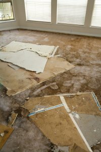 Signs of water damage